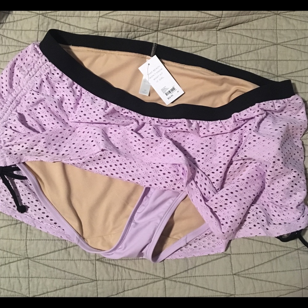 Lane Bryant swim bottoms NWT